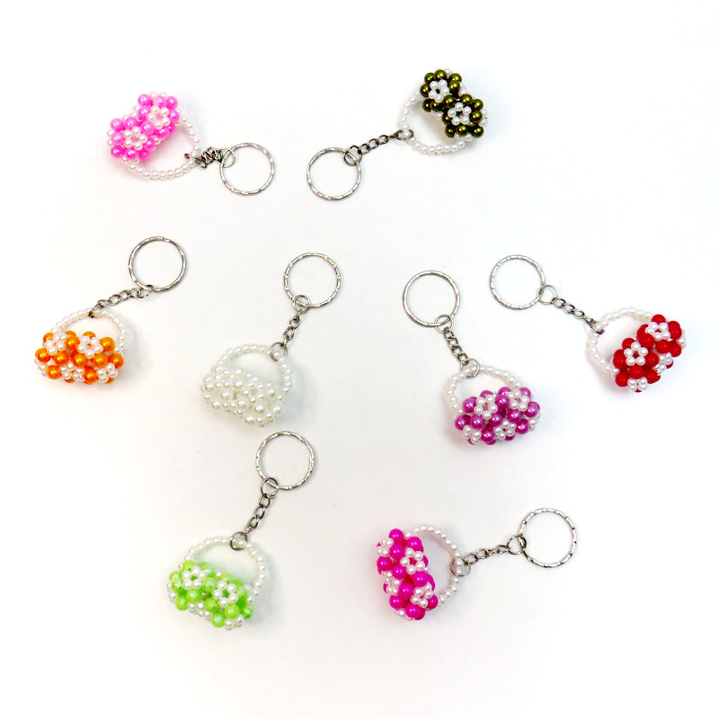 PearlLuxe Mini Bag Charm Keychain 💖