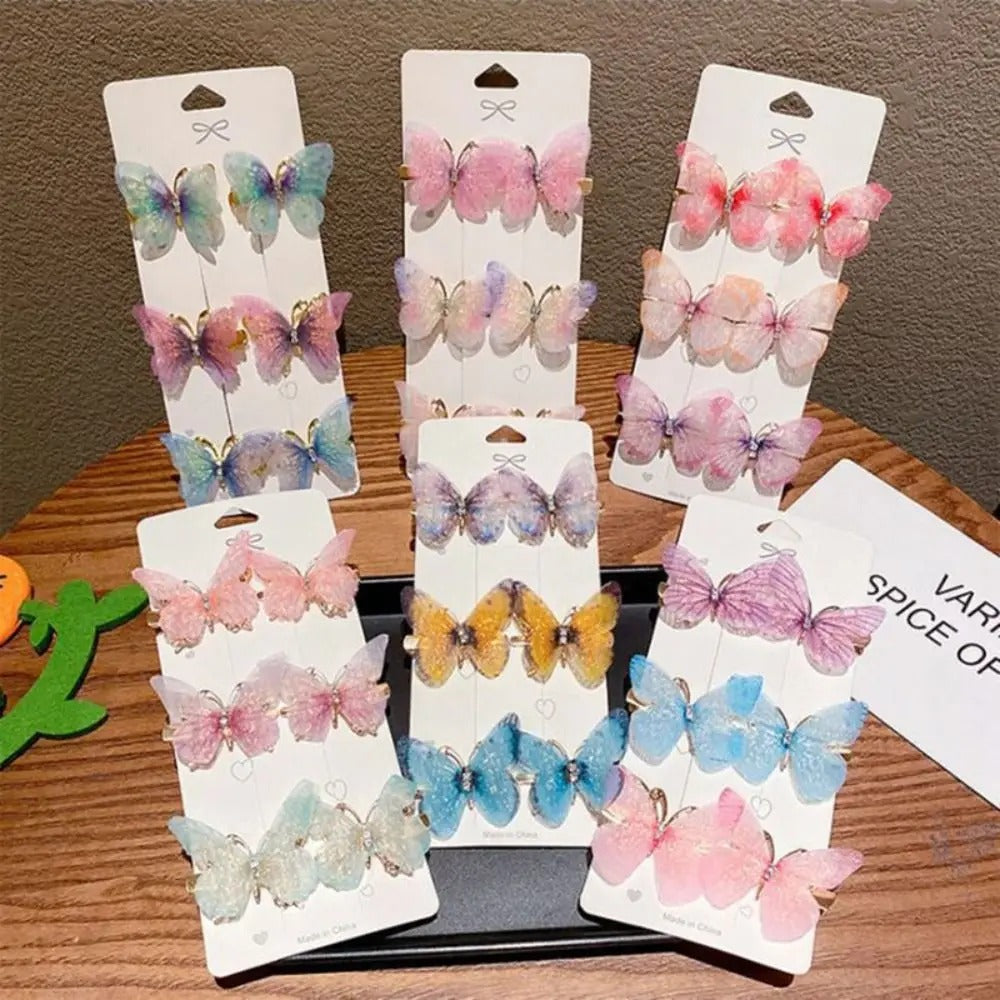 Sweet Wind Butterfly Hair Clips