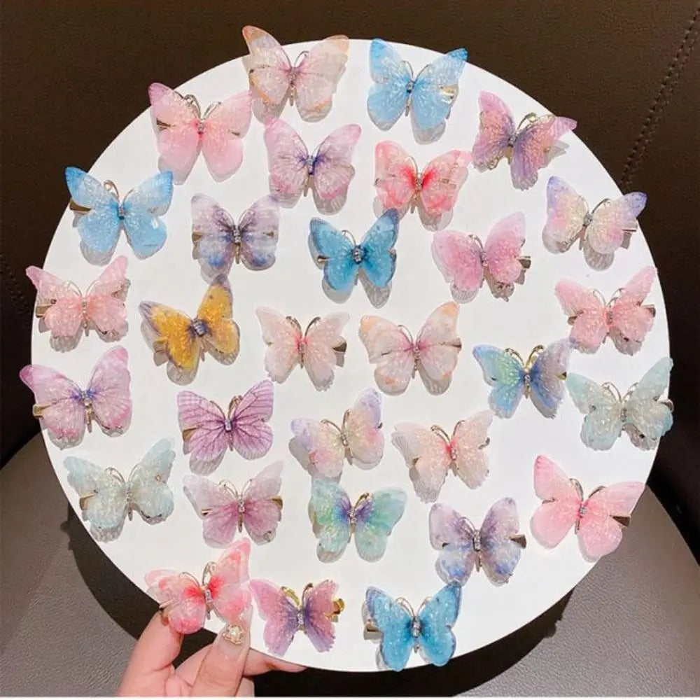 Sweet Wind Butterfly Hair Clips