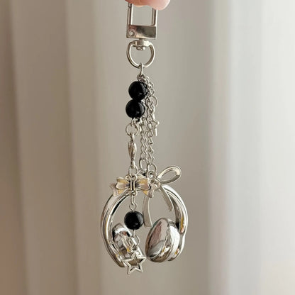 Punk Stars Earphone Keychain