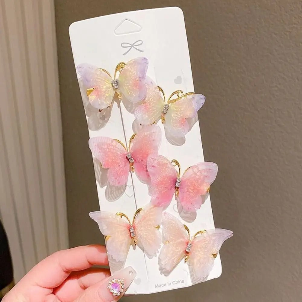 Sweet Wind Butterfly Hair Clips