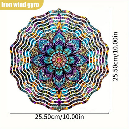 3D kinetic wind spinner