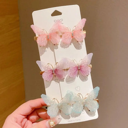 Sweet Wind Butterfly Hair Clips