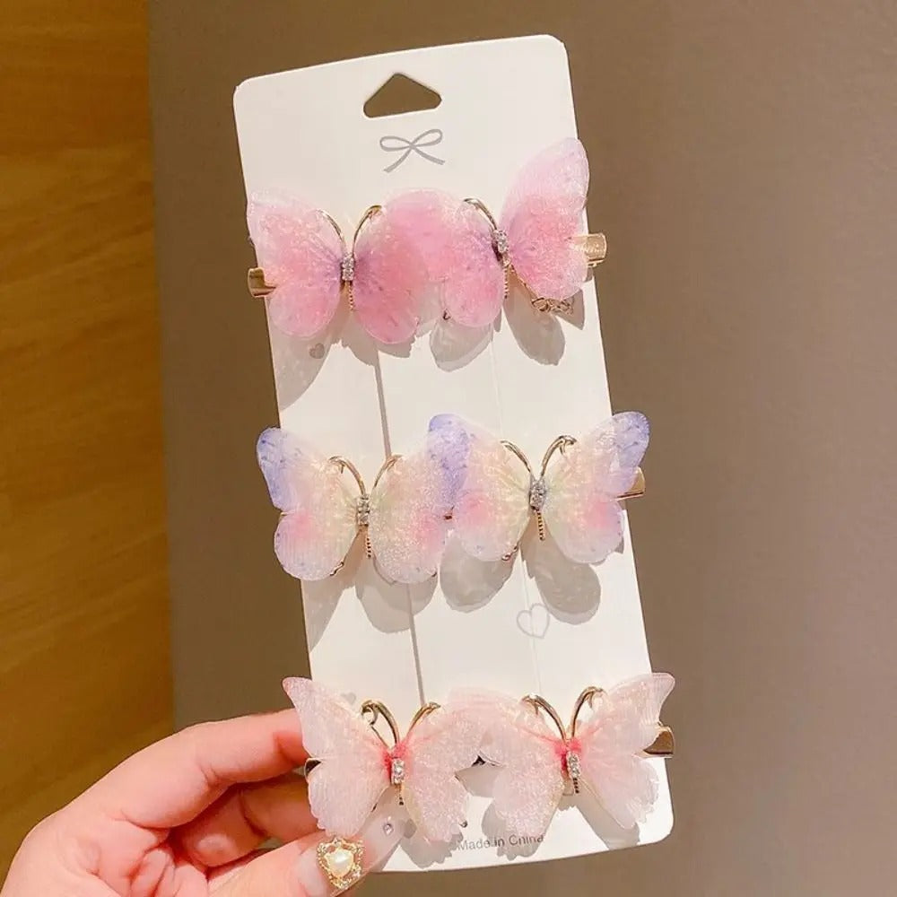 Sweet Wind Butterfly Hair Clips