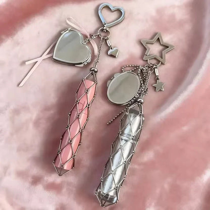 Gen-z cute Lipstick Holder Keychain